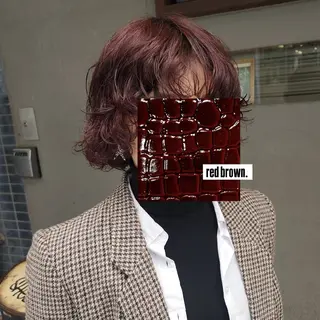ショート パーマ カラー 𝔅𝔈ℭ𝔎/ 𝔪𝔦𝔶𝔲のヘアスタイル