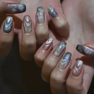 ネイル nuu 栄  /  シェアサロン所属・nuu栄 ユキ / 大人ニュアンスのネイルデザイン