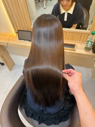 ロング attrait南堀江所属・KAISEI髪質改善 /縮毛矯正のヘアスタイル
