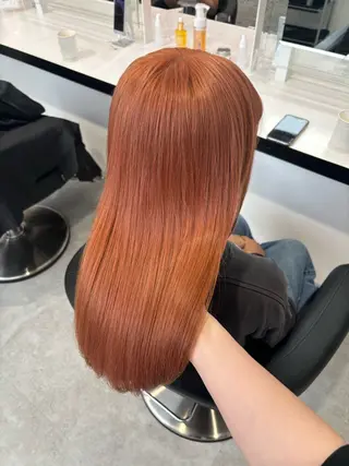 セミロング Wカラー/暖色/べ ージュりく©︎🐝のヘアスタイル