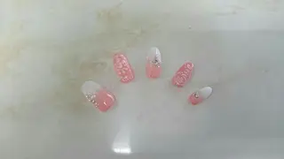 セミロング ロング ネイル nail salon Blancのネイルデザイン