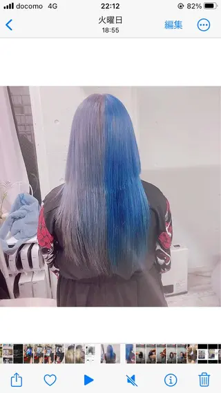 ロング カラー ミルミー美容室所属・🦄💒💓齎藤 七海子🦄💒💓の眉毛・アイブロウイメージ