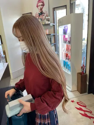 ロング カラー Colette HAIR所属・コレットヘアー 田中アヤノのヘアスタイル