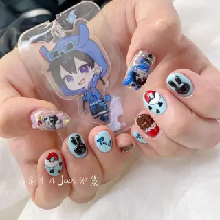 ミディアム nail jaol池袋店所属・ネイルJaol 池袋のネイルデザイン