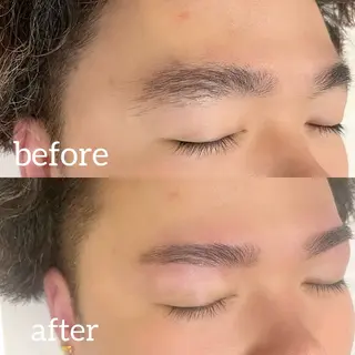 メンズ アイブロウ fiio brow 大阪西梅田北新地店所属・HBL/梅田/ ここな🪼のマツエク・マツパデザイン