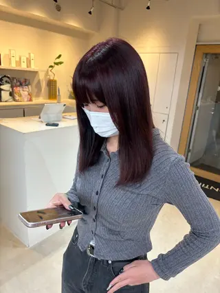 カラー 暖色/透明感カラー かずきのヘアスタイル