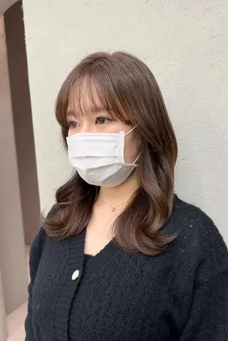 カラー 💍透明感💍 上岡夕理香のヘアスタイル