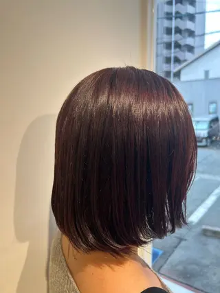 カラー 津山 優真のヘアスタイル