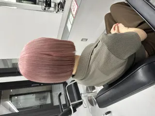 セミロング ミルクティーベージュ 新潟万代/MANA♡のヘアスタイル