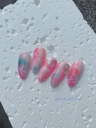 ネイル arm in arm ︎✿Yamamotoのマツエク・マツパデザイン