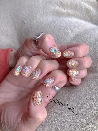 ショート ネイル USAMiMi 🐰💕のネイルデザイン