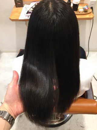 ロング カラー ツヤ髪専門美容師 桑原　和誠のヘアスタイル