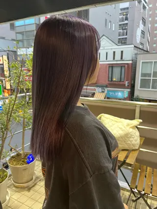 カラー カットパーマ 🌀あさみのヘアスタイル