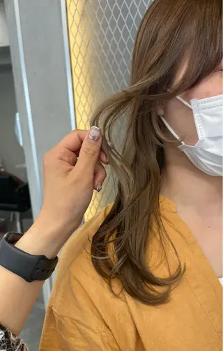 ミディアム カラー ダブルカラー /まつ毛パーマ🎀のヘアスタイル