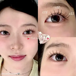 マツエク・マツパ 🍒ᩚfein. rina🍒ᩚのマツエク・マツパデザイン