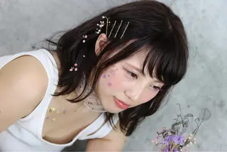 ショート カラー ヘアアレンジ 太田 真由のマツエク・マツパデザイン