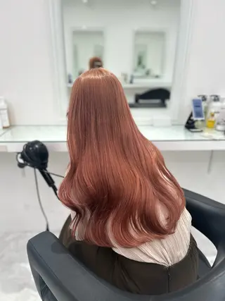 セミロング カラー ❄最強かわいいカラー ❄️MINA❄️のヘアスタイル