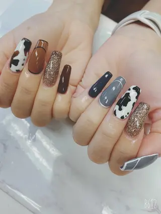 ロング JNA認定講師🌸 RIEのネイルデザイン