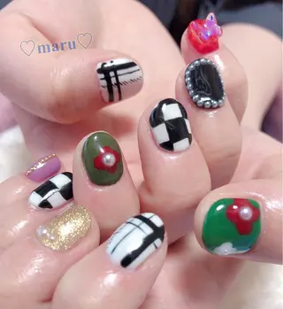 ネイル まるみ ♡のネイルデザイン