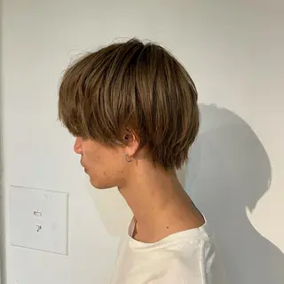 カラー メンズ 永井 悠大のヘアスタイル