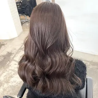 ロング カラー レイヤー×グレージュ /ピンク🩷mioのヘアスタイル