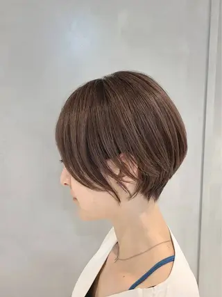 ショート カラー EMANON銀座所属・ショート・ボブ✂️ 紅葉のヘアスタイル