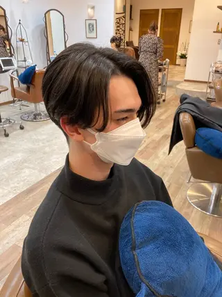 ショート メンズ カット特化型 美容師/栗本のヘアスタイル