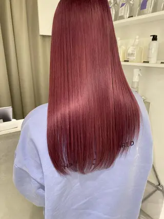 カラー kumon ayu ブリーチ/ハイトーンのヘアスタイル