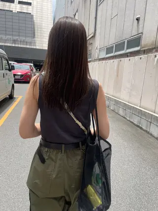 ロング さの あやねのヘアスタイル