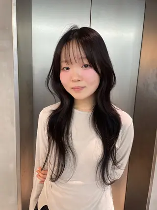 ロング カラー 韓国ヘア/レイヤー Londエレンのヘアスタイル