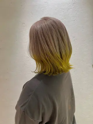 ミディアム カラー 池本 勇大のヘアスタイル