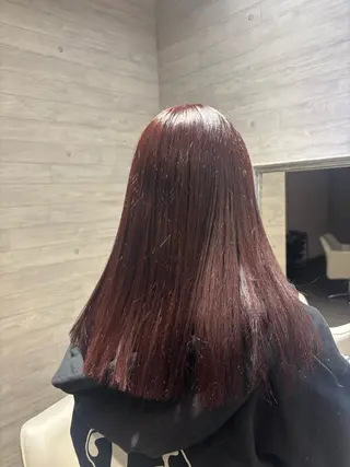 セミロング 💜透明感カラー💜 cocoro🎶のヘアスタイル