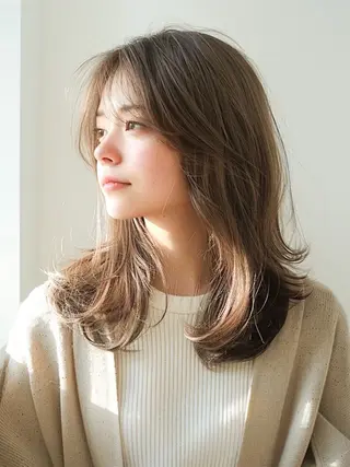 セミロング eMii. 鎌倉のヘアスタイル