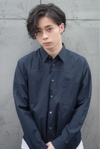 パーマ メンズ GO TODAY シェアサロン 原宿本店所属・ボブ/レイヤー/ パーマ/淀川 純のヘアスタイル