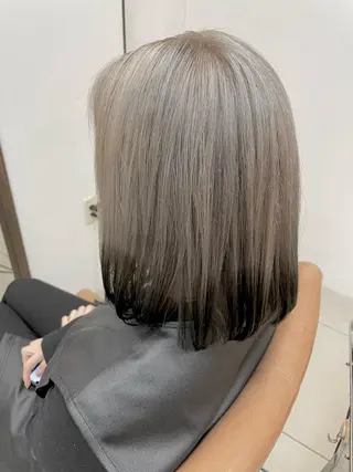 ミディアム カラー SOYON なんば店所属・水島 真彩のヘアスタイル