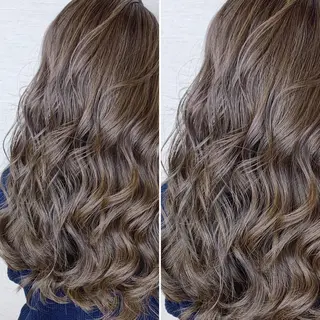 セミロング ブリーチなしダブル/ レイヤーカット 小棹のヘアスタイル