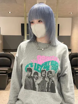 ミディアム AI TOKYO　S所属・mizuki 【韓国レイヤー】のヘアスタイル