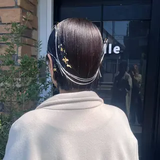 ショート ヘアアレンジ 伊藤 玲衣のヘアスタイル