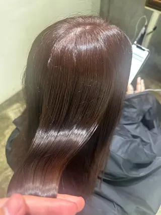 【💎ツヤ髪💎】 ダメージレスカラー✨のヘアスタイル