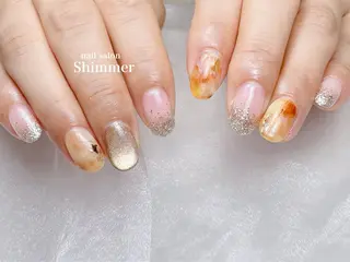 ネイル Shimmer Risaのネイルデザイン