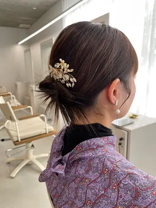 ヘアアレンジ 柴田泰秀sotti. 髪質改善/ブリーチのヘアスタイル