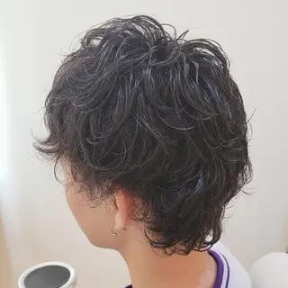 メンズ パーマ 【メンズ専門美容師】 栗原　球【きゅう】のヘアスタイル