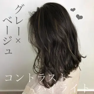 ミディアム カラー 🤎ベージュカラー 🐶メンズパーマのヘアスタイル