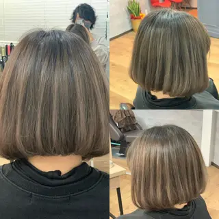 ミディアム SALOWIN心斎橋Suite店所属・ブリーチ毛にもできる 縮毛矯正|鷹司郎のヘアスタイル