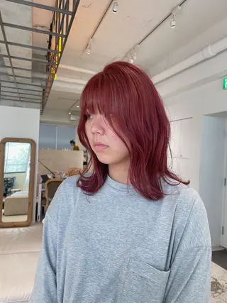 ミディアム カラー ralme/sol 髙橋一哉のヘアスタイル