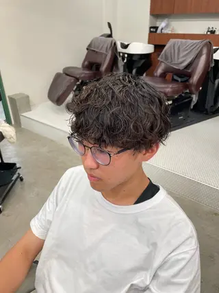 パーマ メンズ 🌱メンズ特化🌱 ニュアンス/リョウガのヘアスタイル