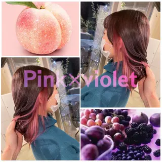 ミディアム 南谷 愛のヘアスタイル