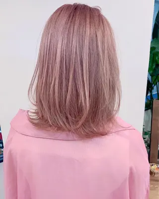 セミロング カラー レイヤーカット ✨️進藤ひかりのヘアスタイル