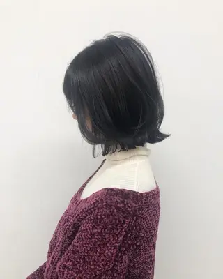 ミディアム カラー ヘアアレンジ 酸性縮毛矯正🧴韓国 レイヤー/髪質改善のヘアスタイル