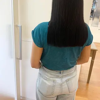 セミロング カラー ママ美容師まつげ 🤍まき🤍のマツエク・マツパデザイン